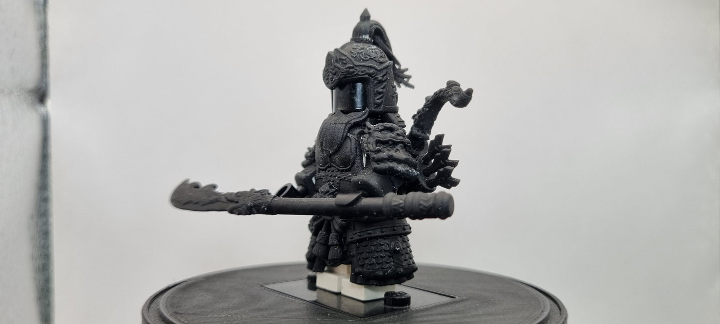 Building toy custom 3D printed Chinese warrior 4!