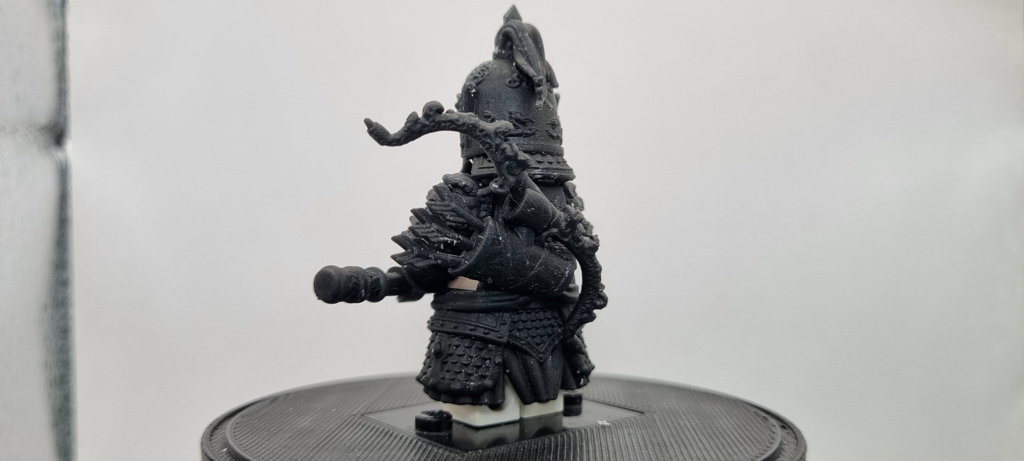 Building toy custom 3D printed Chinese warrior 4!