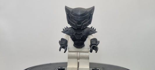 Building toy custom 3D printed armored cat with little robot friend!