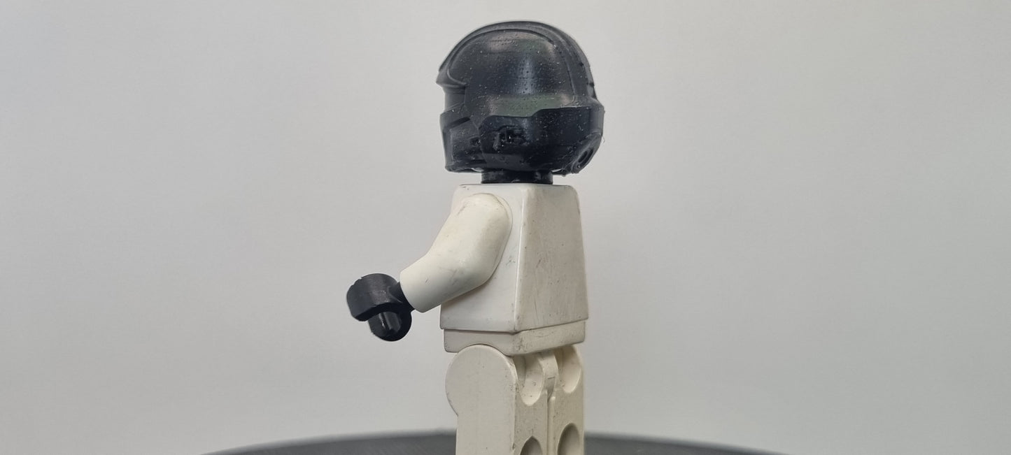 Building toy custom 3D printed democracy fighter helmet 2!