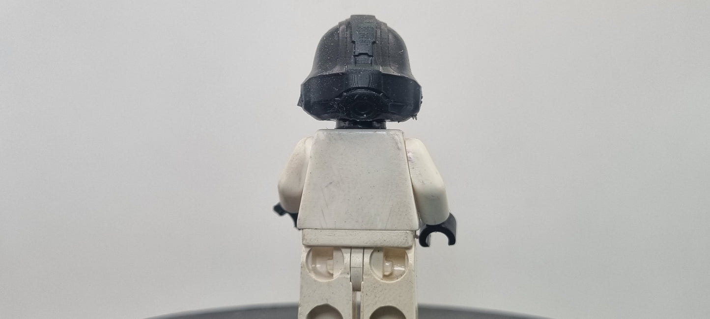 Building toy custom 3D printed democracy fighter helmet 2!