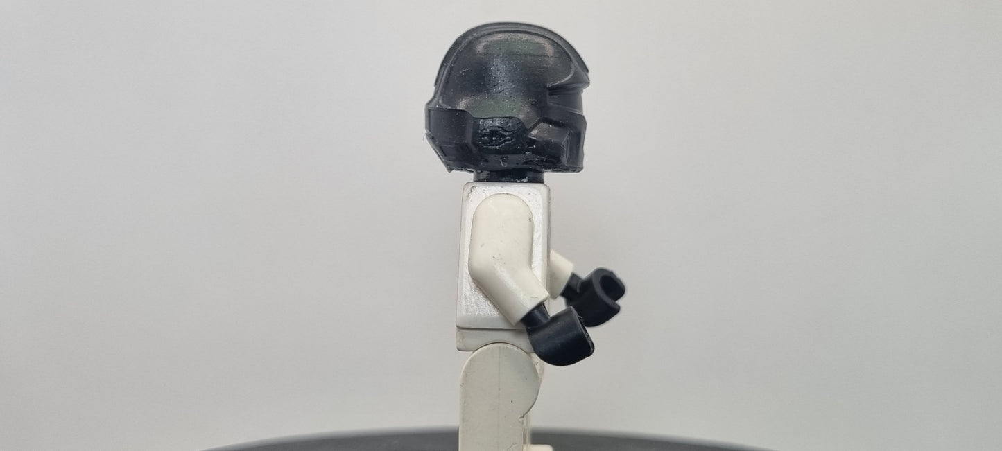 Building toy custom 3D printed democracy fighter helmet 2!