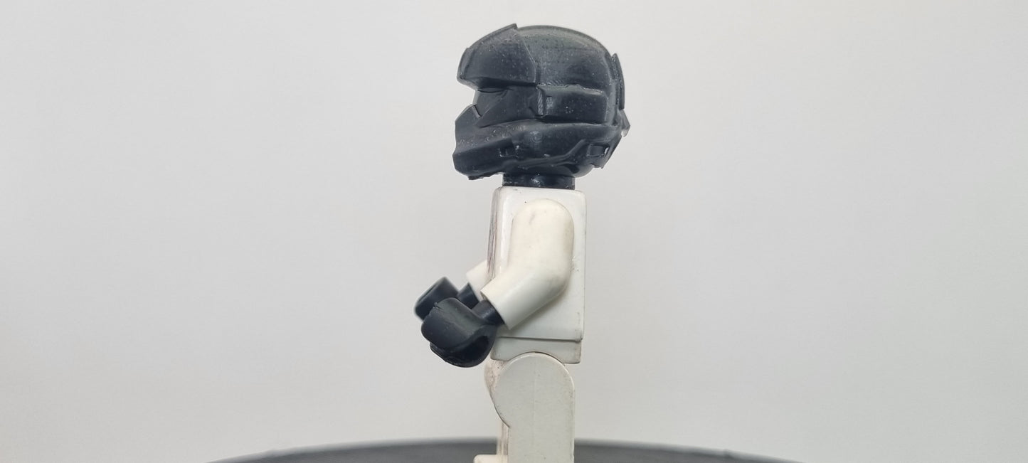 Building toy custom 3D printed democracy fighter helmet 1!