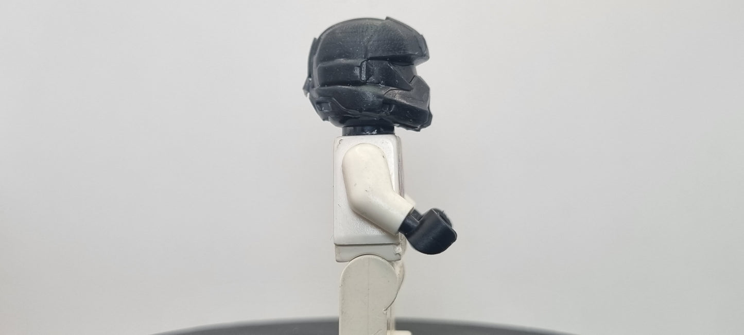 Building toy custom 3D printed democracy fighter helmet 1!