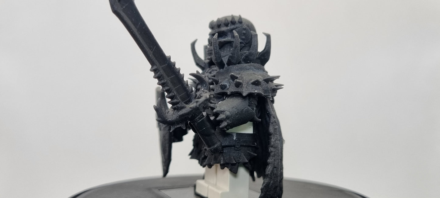 Building toy custom 3D printed skull warrior!