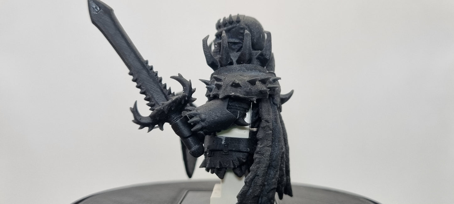 Building toy custom 3D printed skull warrior!