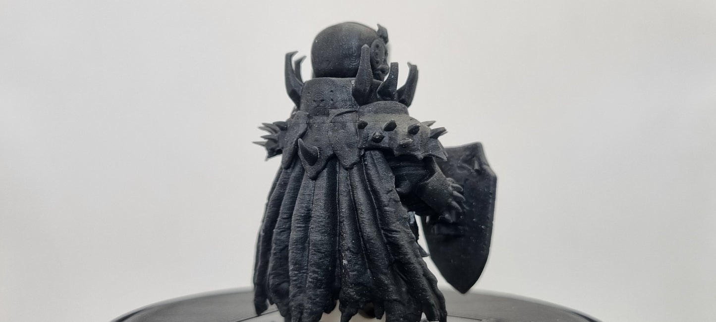 Building toy custom 3D printed skull warrior!