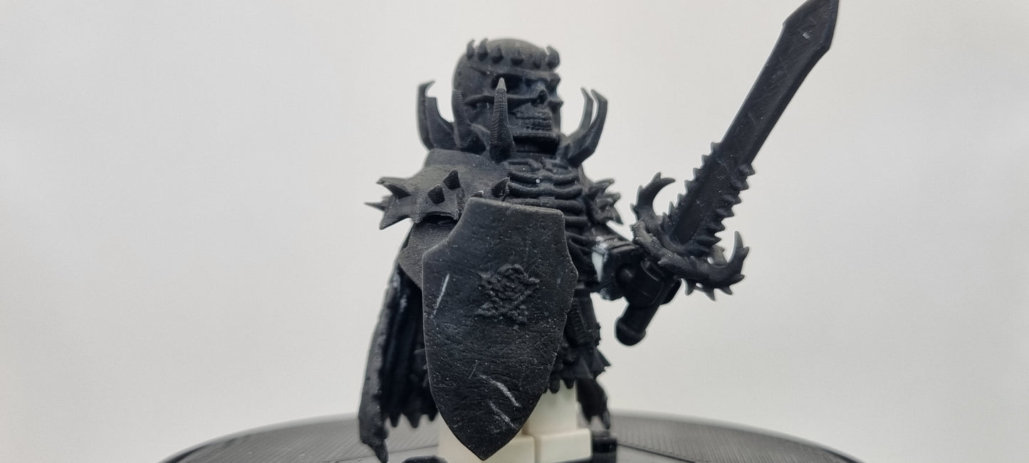 Building toy custom 3D printed skull warrior!