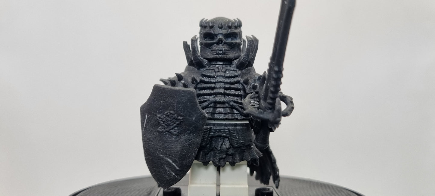 Building toy custom 3D printed skull warrior!