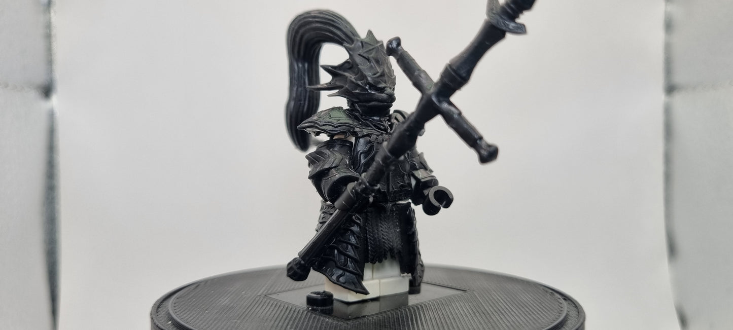 Building toy custom 3D printed fighter of the dark dragon fighter boss!