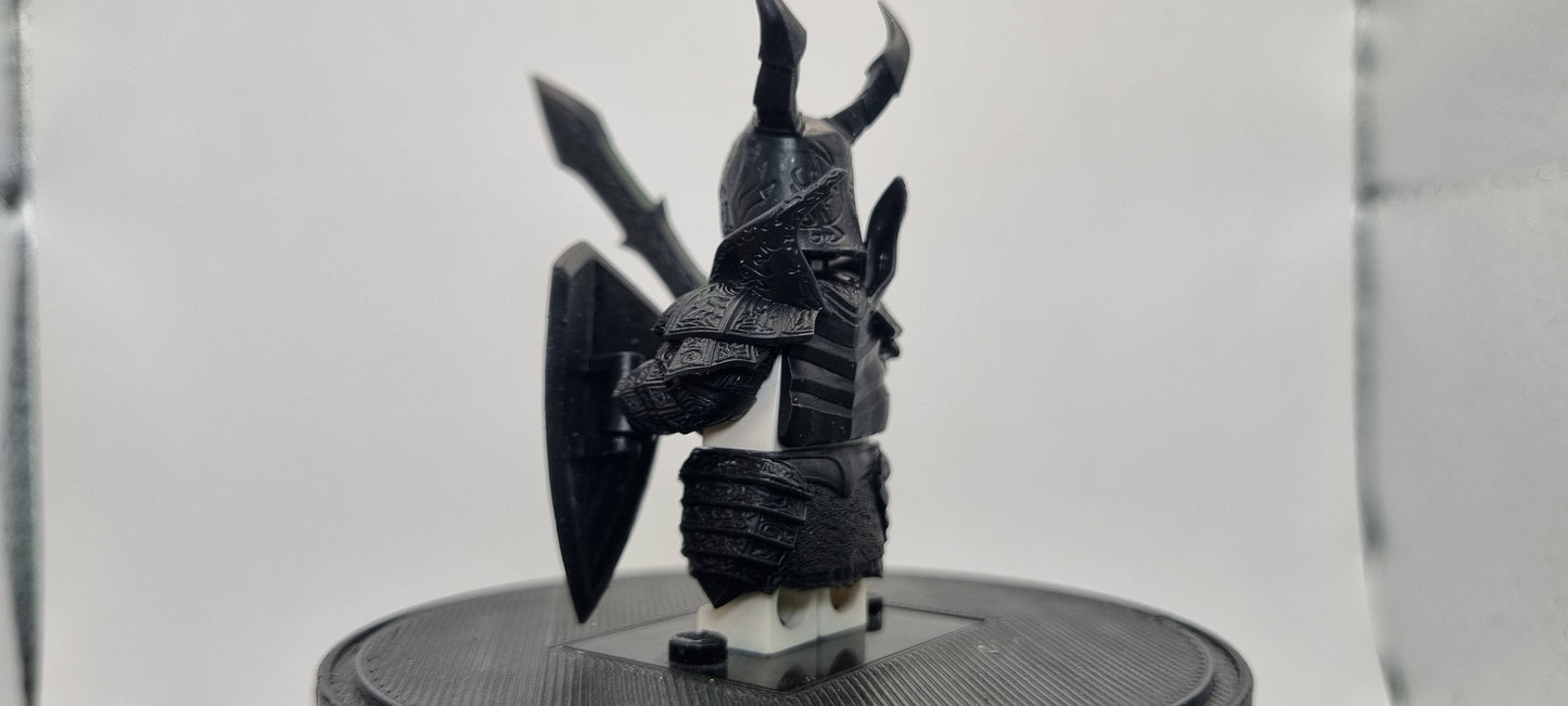 Building toy custom 3D printed fighter of the dark warrior!