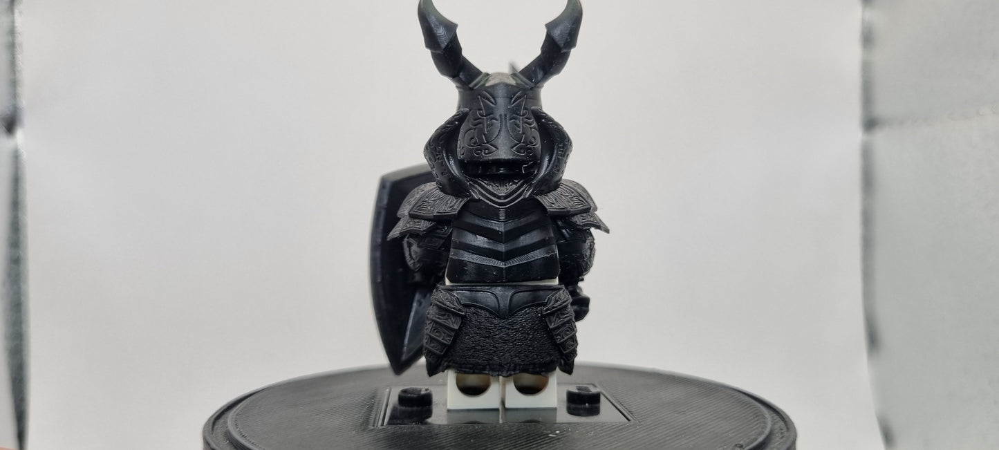 Building toy custom 3D printed fighter of the dark warrior!