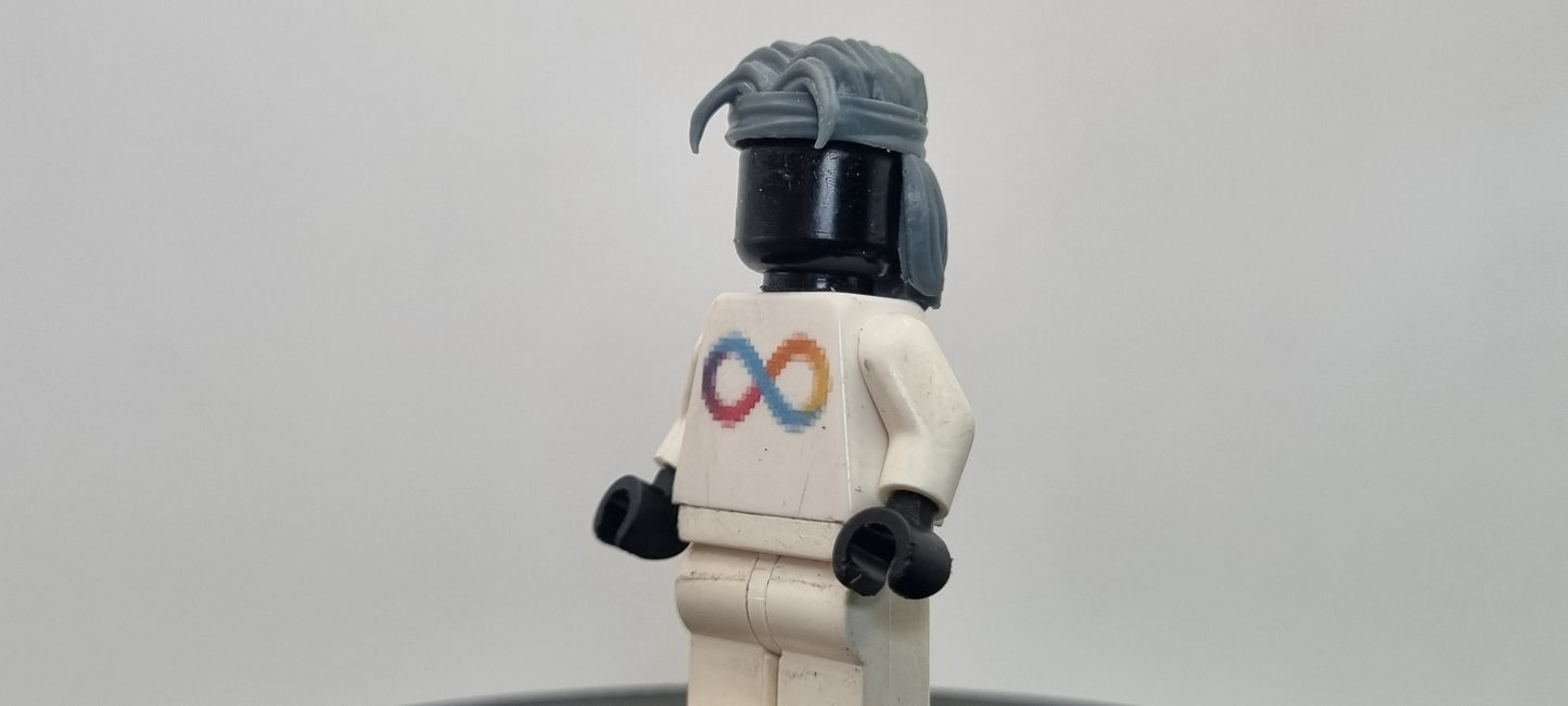 Building toy custom 3D printed galaxy wars hunting leader trooper of the 99th batch hairpiece!!