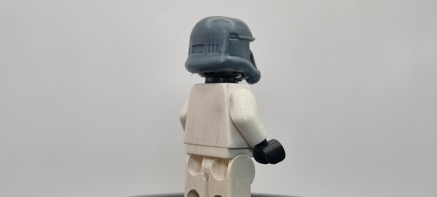 Building toy custom 3D printed galaxy wars dark trooper helmet!