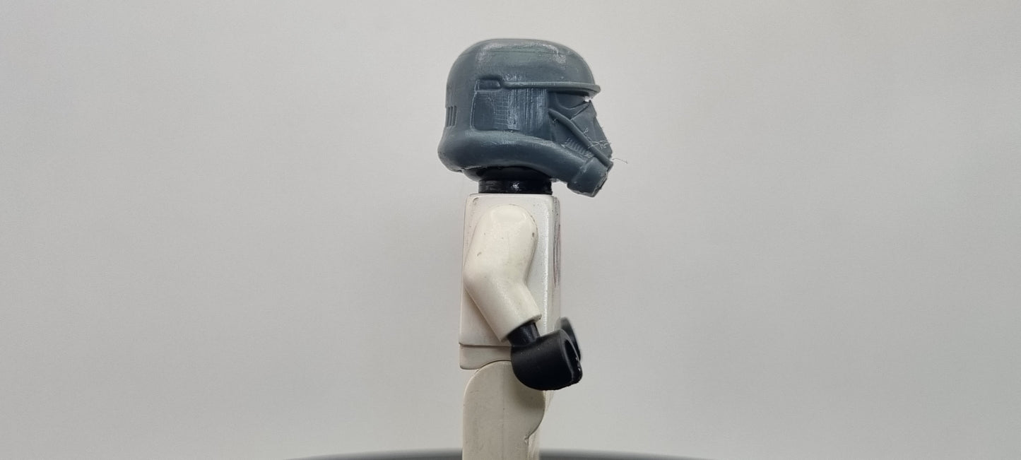 Building toy custom 3D printed galaxy wars dark trooper helmet!