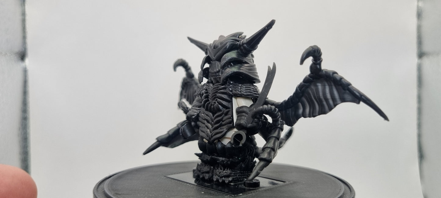 Building toy custom 3D printed lucifer that can cry demon form!
