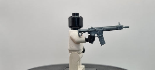 Building toy custom 3D printed printed long gun! Printed in 12k high resolution resin with detachable magazine