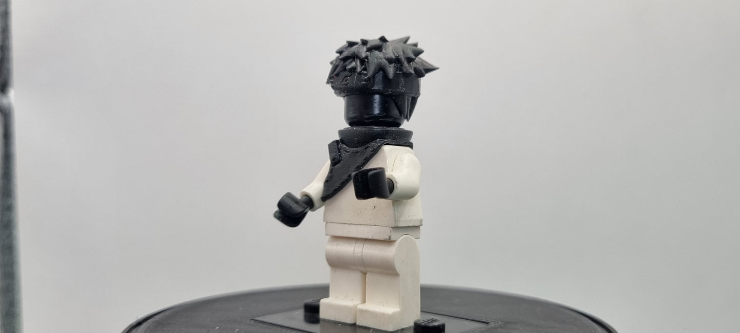 Building toy custom 3D printed ninja who died early!