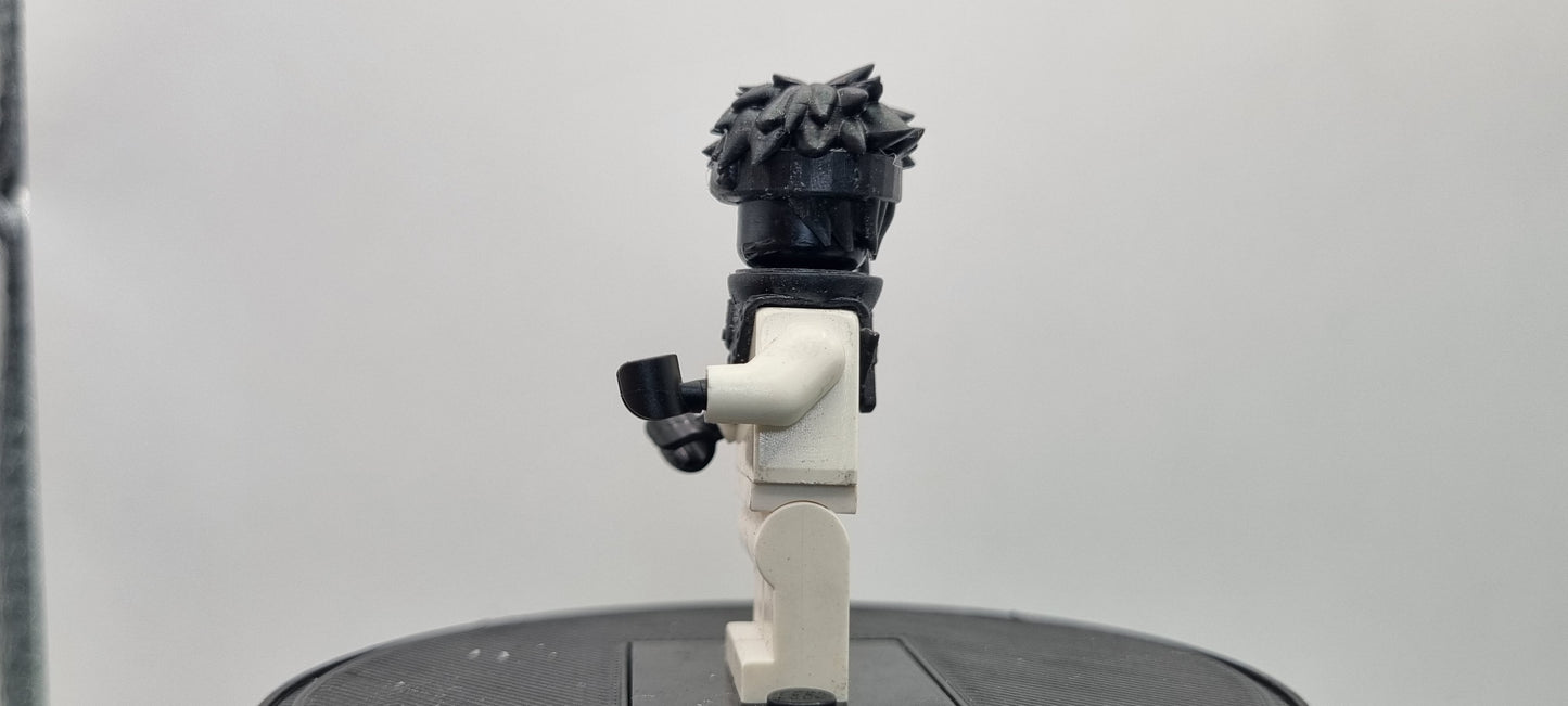 Building toy custom 3D printed ninja who died early!