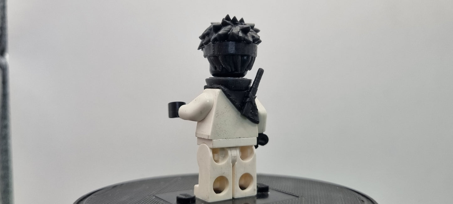 Building toy custom 3D printed ninja who died early!