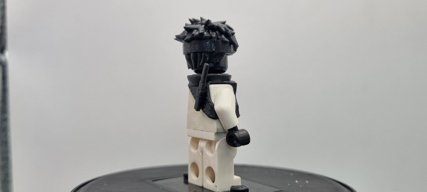 Building toy custom 3D printed ninja who died early!