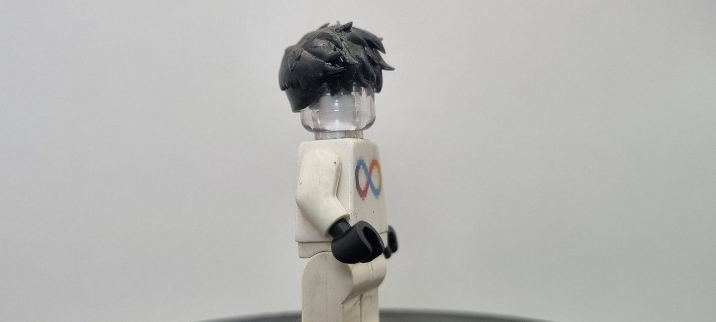 Building toy custom 3D printed the gamer one who controls shadows hair