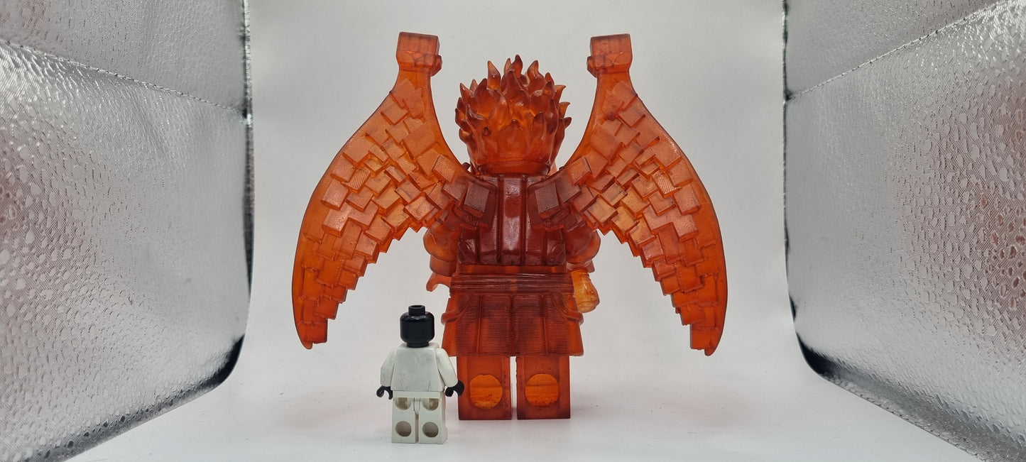 Building toy custom 3D printed giant orange protector!