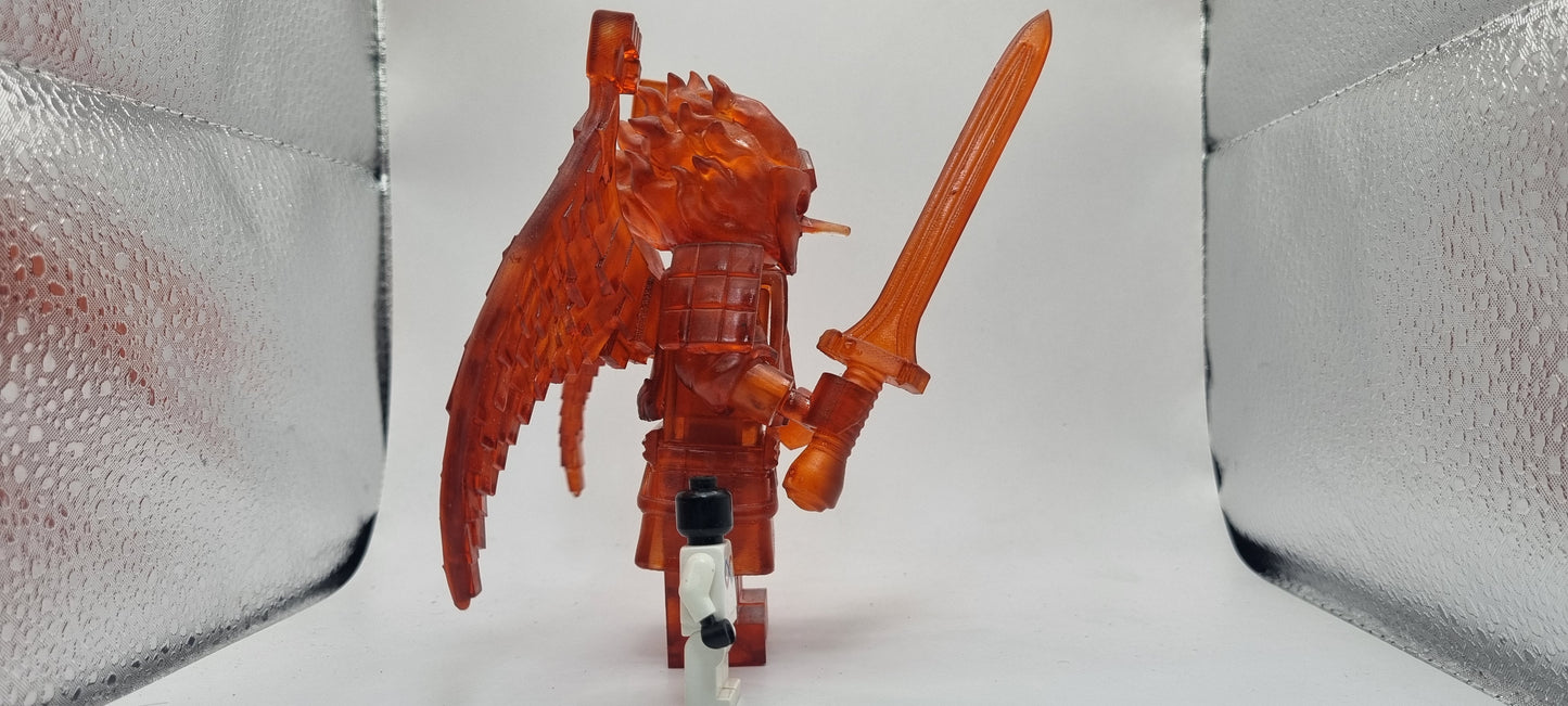 Building toy custom 3D printed giant orange protector!