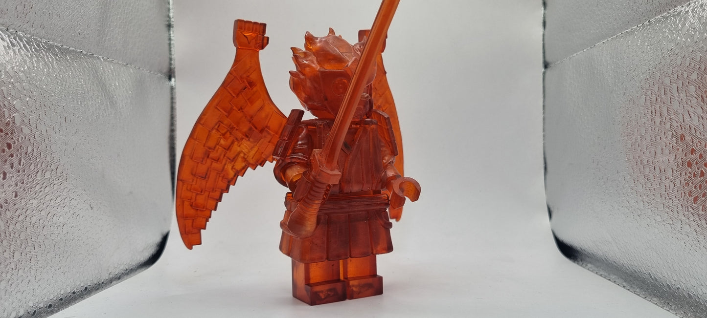 Building toy custom 3D printed giant orange protector!