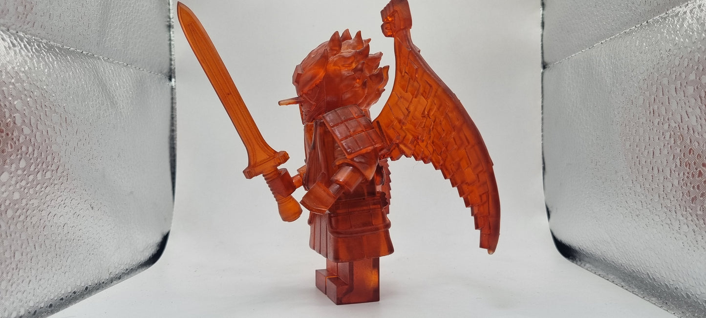 Building toy custom 3D printed giant orange protector!