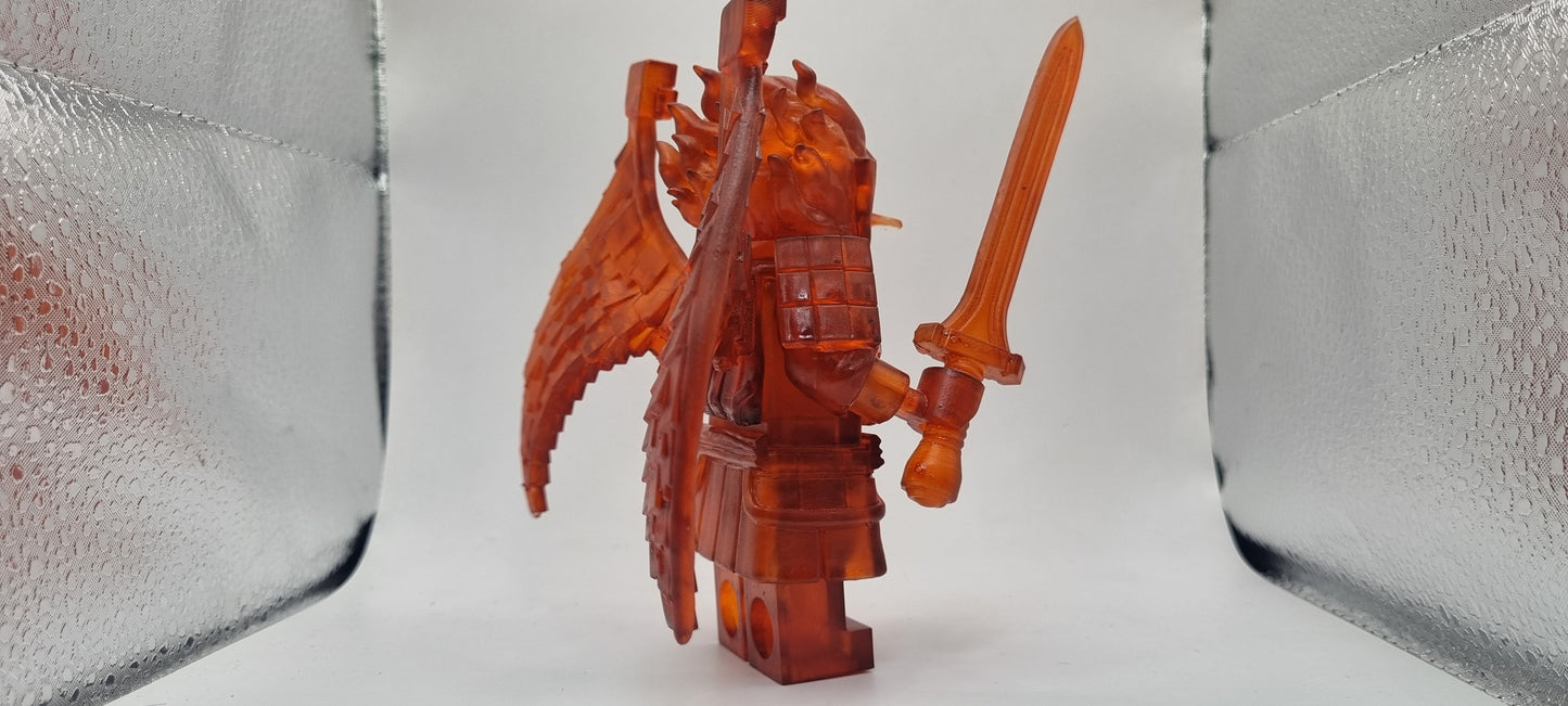 Building toy custom 3D printed giant orange protector!