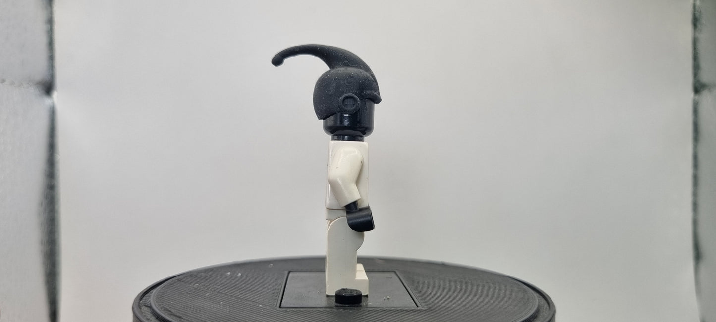 Building toy custom 3D printed dragon searcher alien