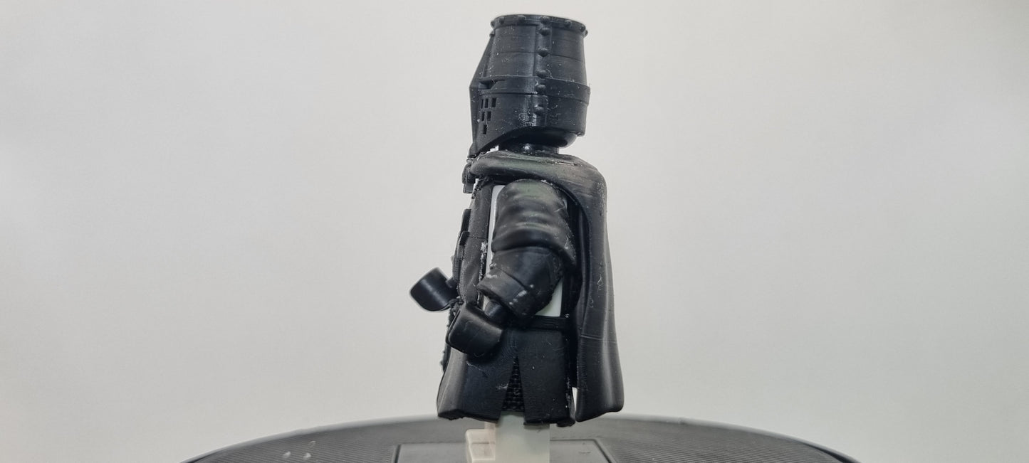 Building toy custom 3D printed medival warrior