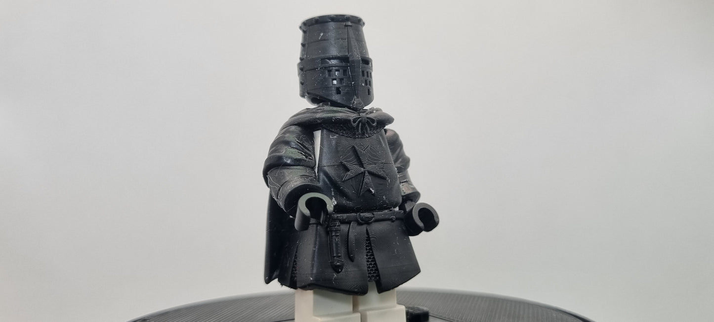 Building toy custom 3D printed medival warrior