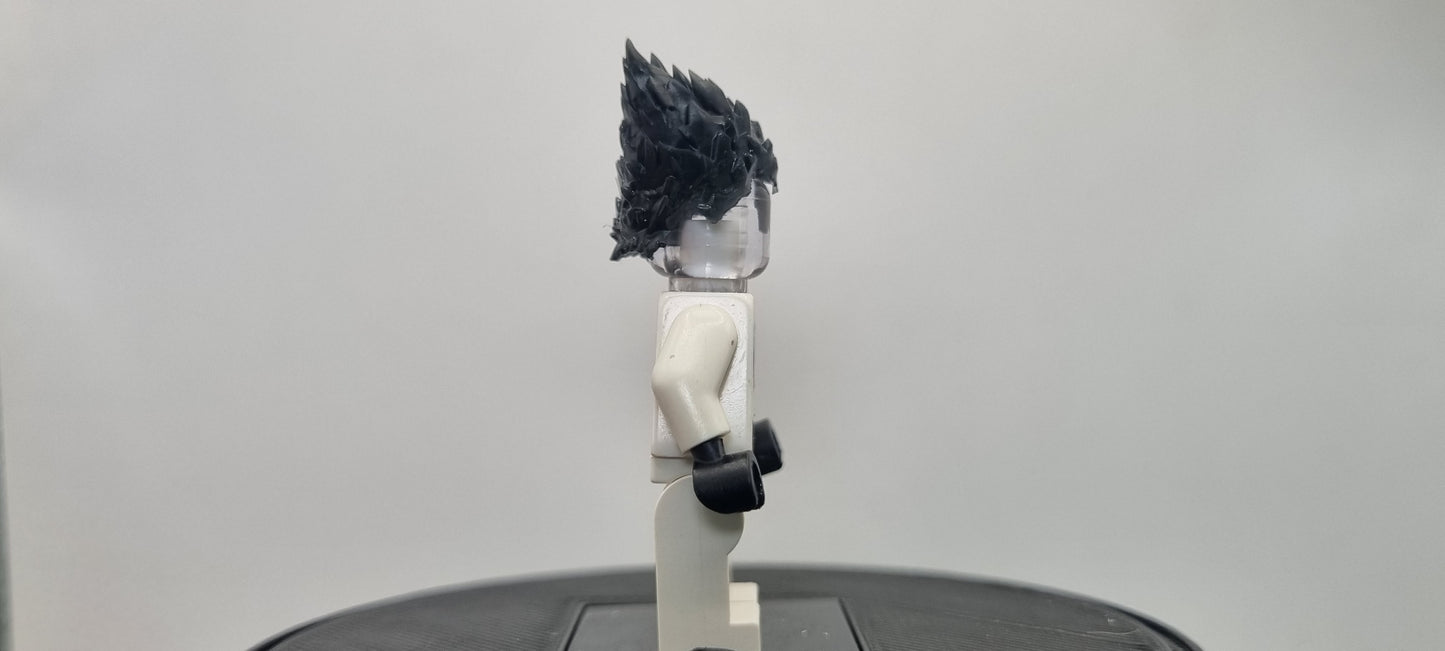 Building toy custom 3D printed 2 points on hair single punch villain!