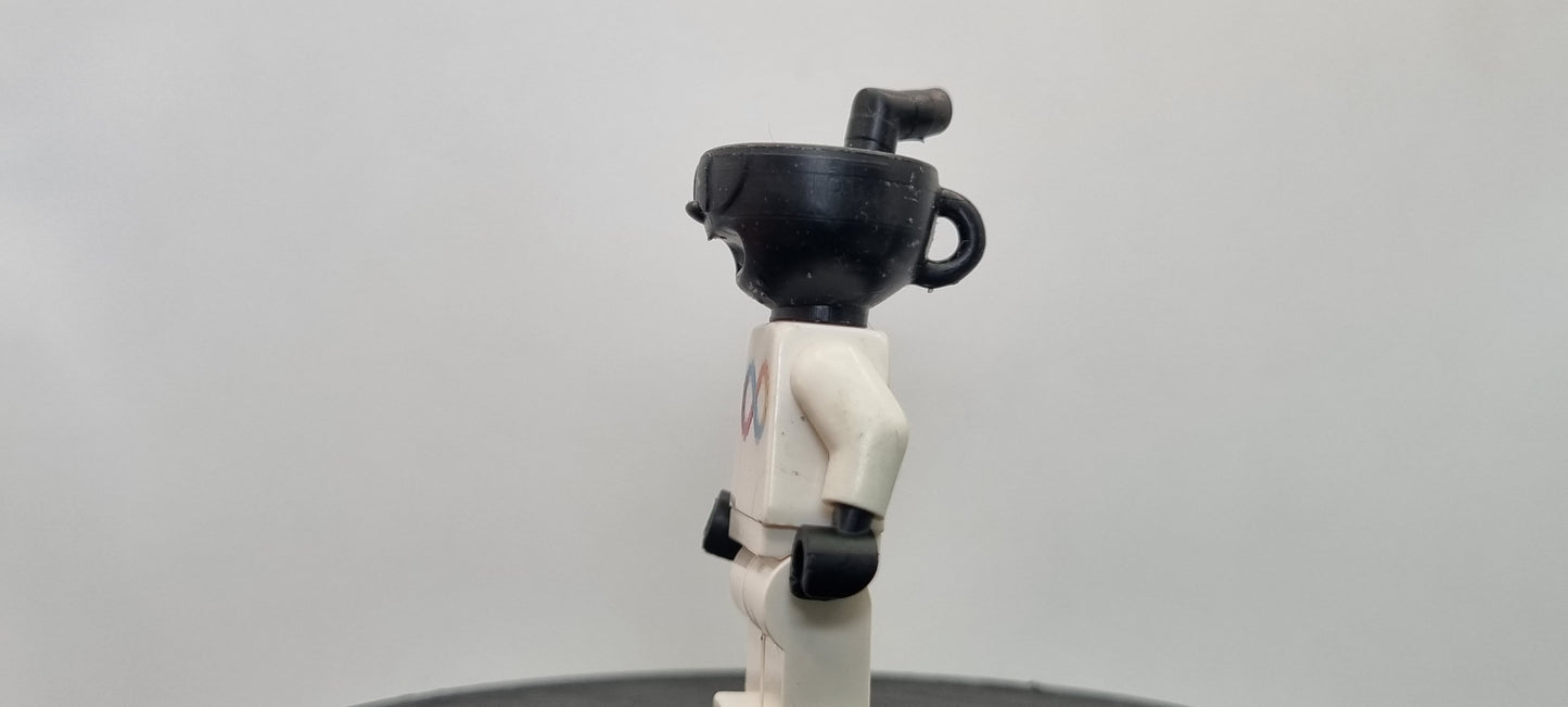 Building toy custom 3D printed beverage head bent straw