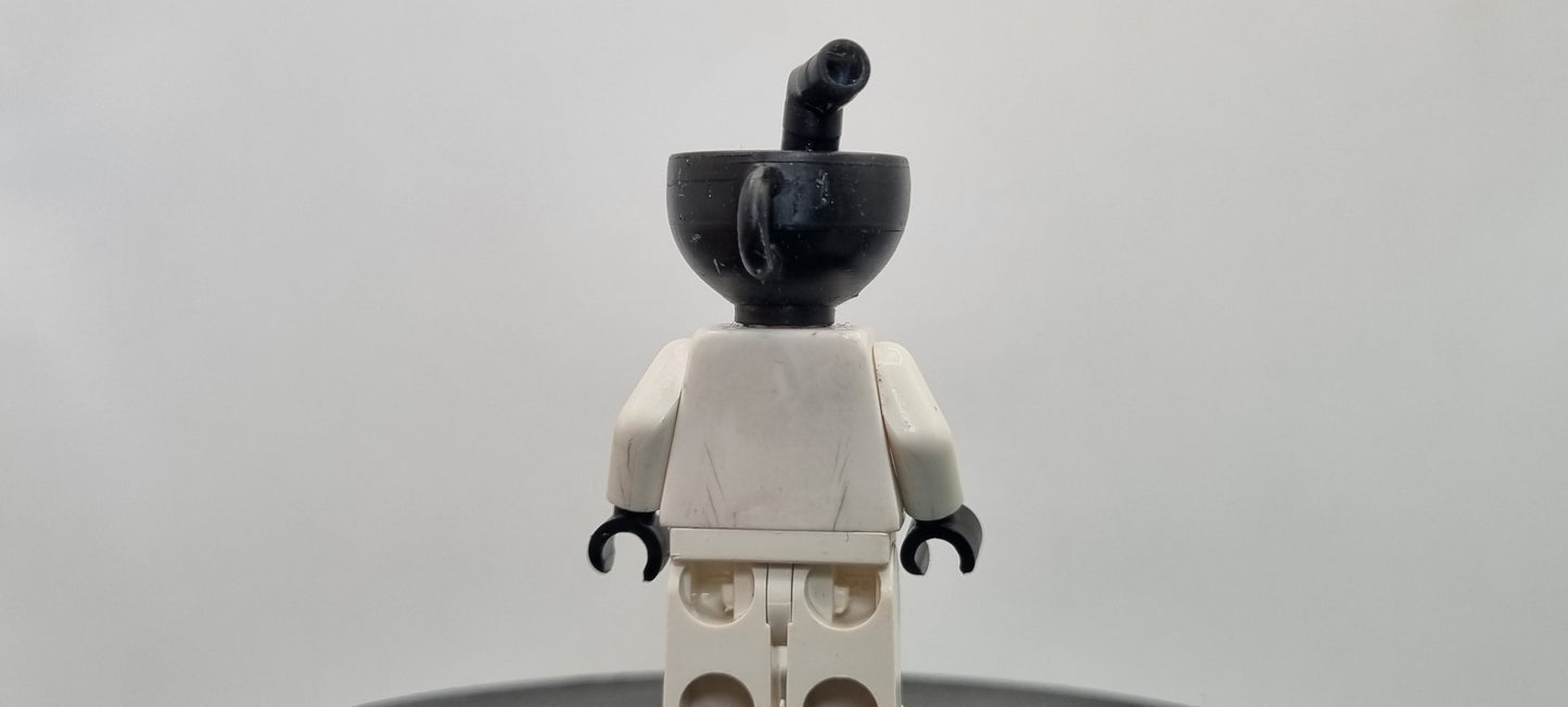 Building toy custom 3D printed beverage head bent straw