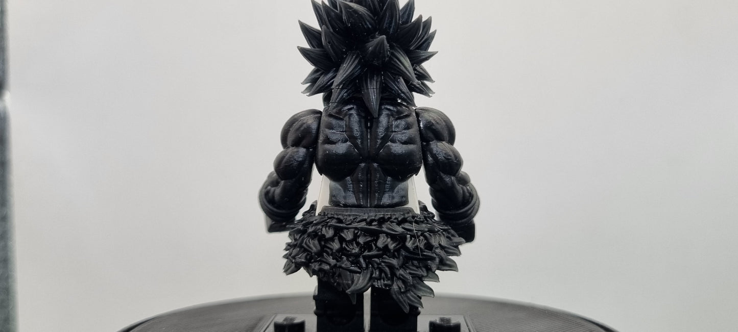 Building toy custom 3D printed buffed extreme spikey hair dude!