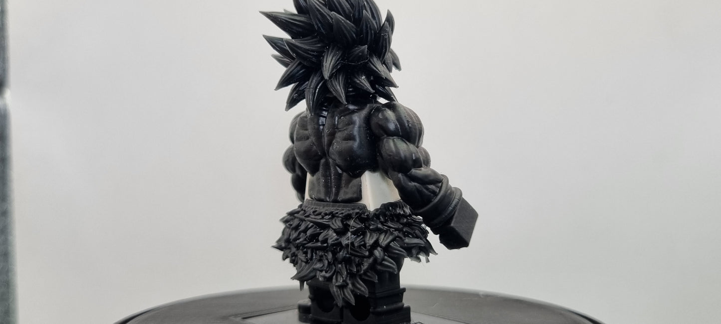 Building toy custom 3D printed buffed extreme spikey hair dude!