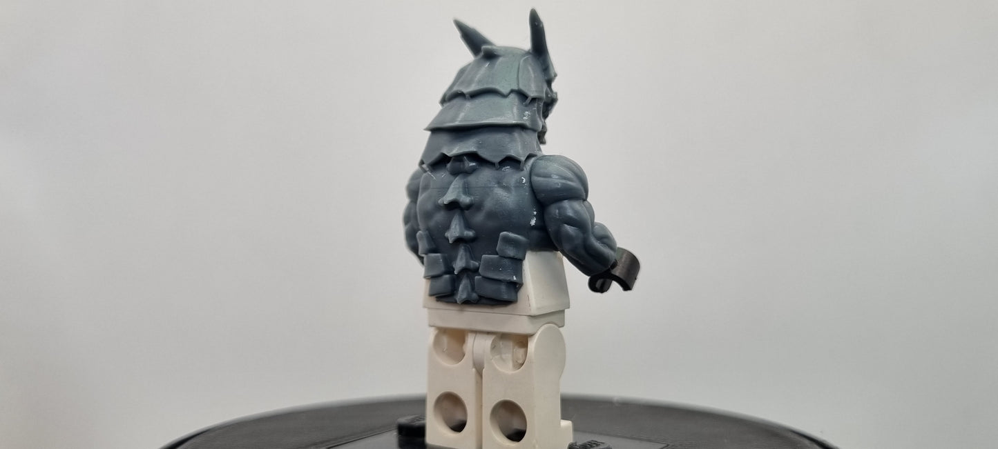 Building toy custom 3D printed monster number 8