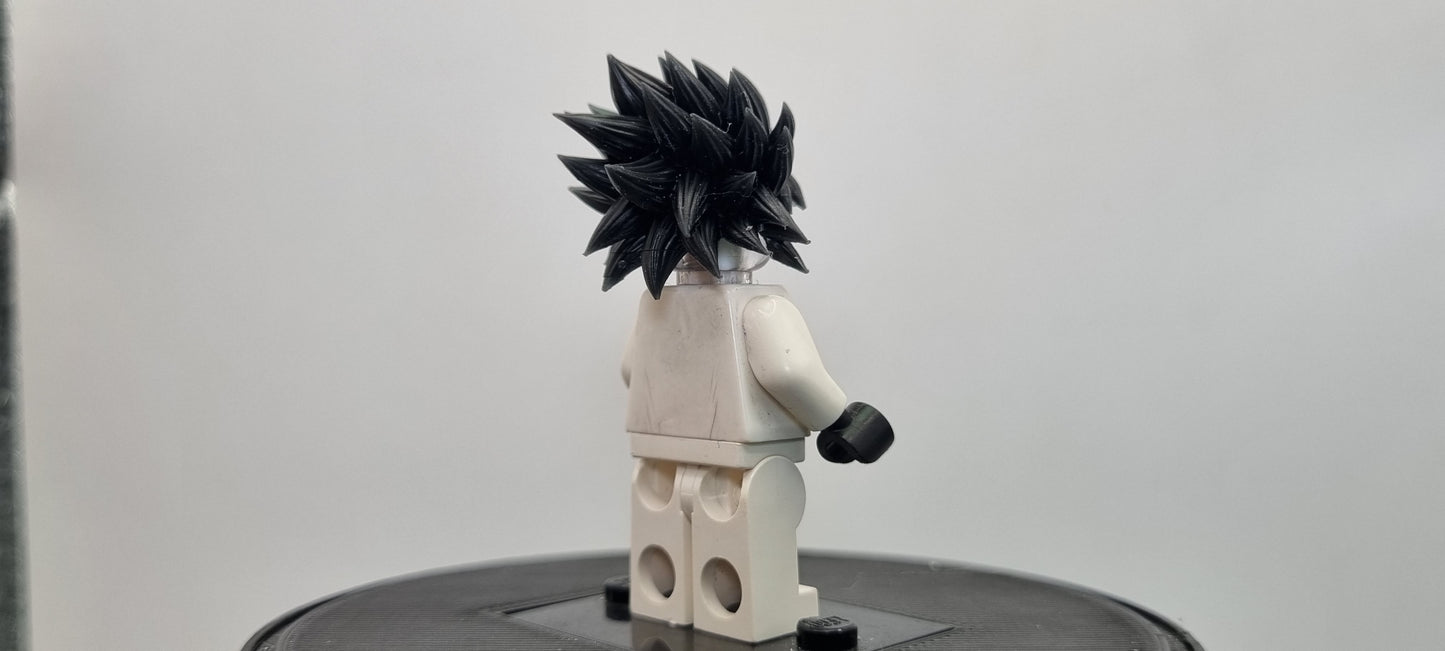 Building toy custom 3D printed in search for dragon spikey haired buffed guy