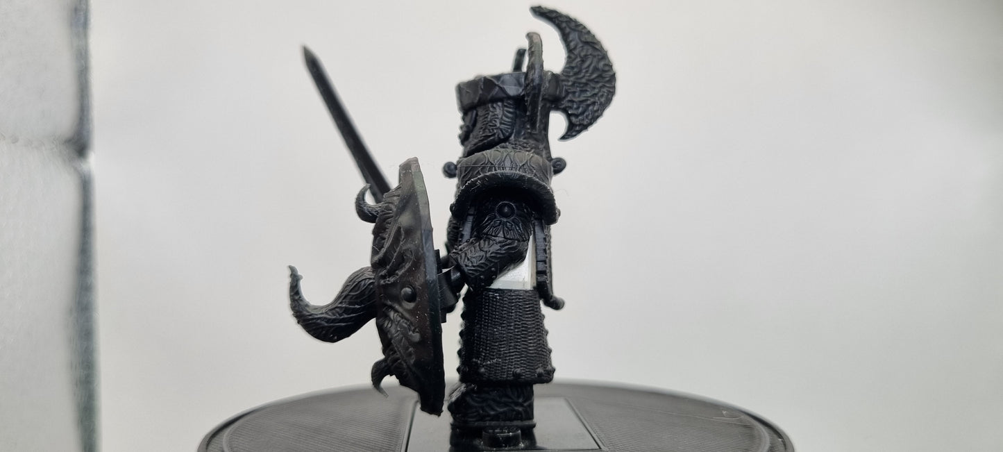 Building toy custom 3D printed knight with shield