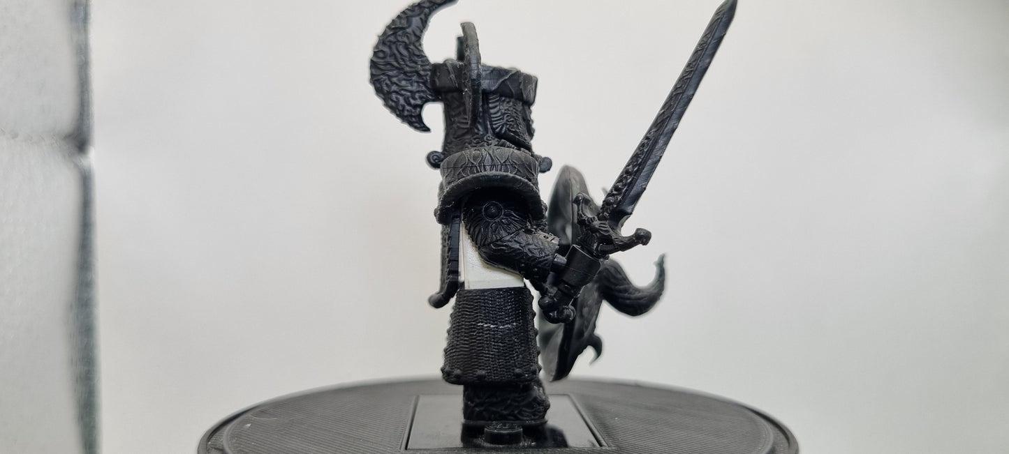 Building toy custom 3D printed knight with shield