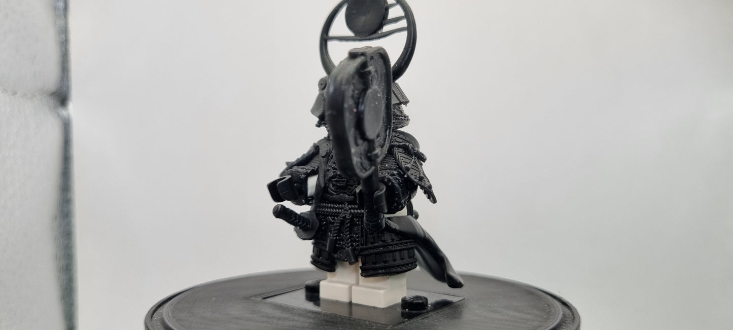 Building toy custom 3D printed galaxy wars evil father in samurai style