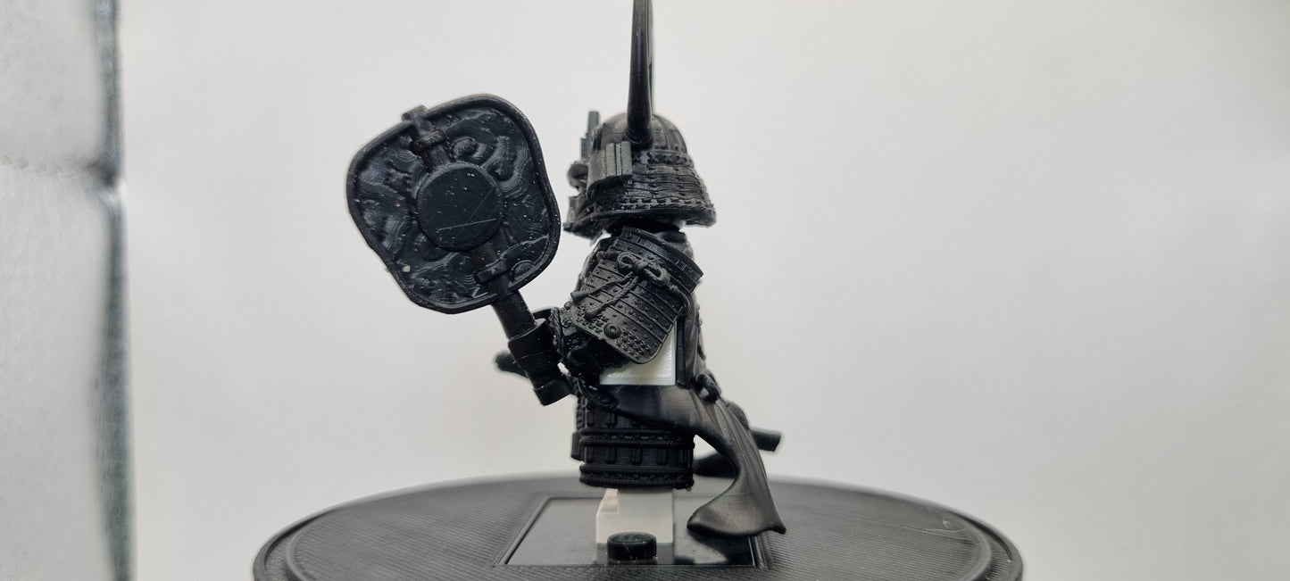 Building toy custom 3D printed galaxy wars evil father in samurai style