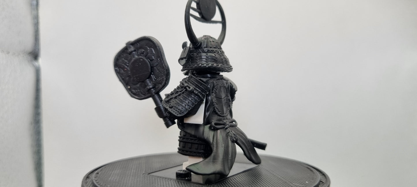 Building toy custom 3D printed galaxy wars evil father in samurai style