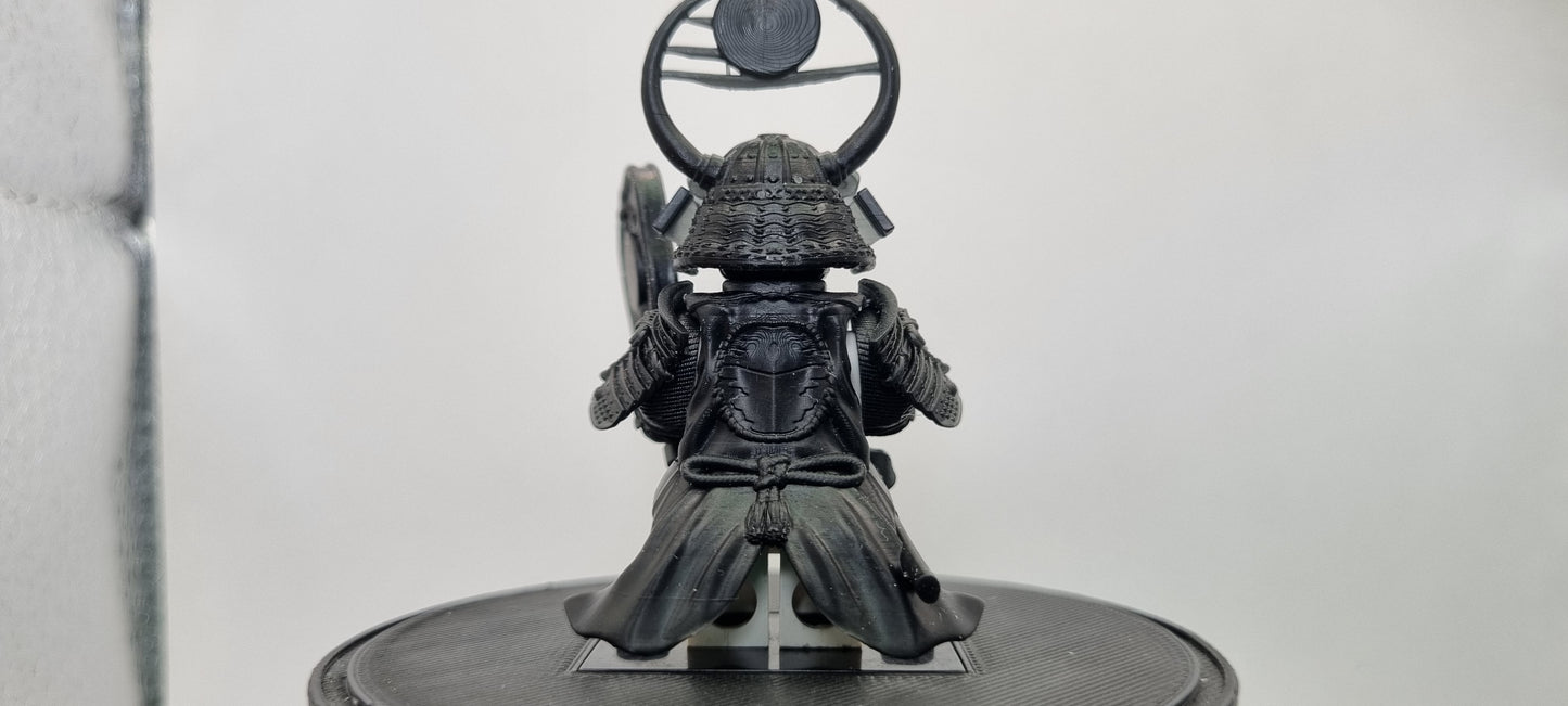 Building toy custom 3D printed galaxy wars evil father in samurai style