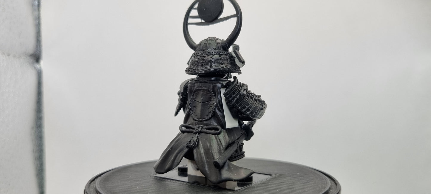 Building toy custom 3D printed galaxy wars evil father in samurai style