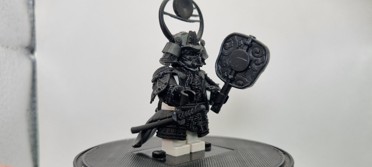 Building toy custom 3D printed galaxy wars evil father in samurai style