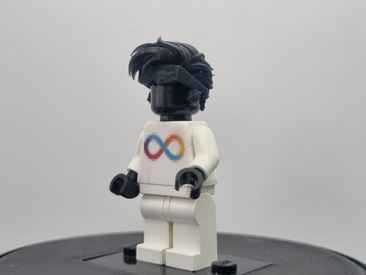 Building toy custom 3D printed super hero with sunglasses